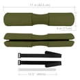 thumbnail image 2 of Cojin Protector Barra, Almohadilla de barra, Verde Olivo MDFitness Squat Hip Thrust Barbell Pad MDFitness Olimpico o Universal, 2 of 7