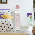 thumbnail image 6 of Sorbus Narrow Dresser Tower with 4 Drawers - Vertical Storage for Bedroom Pink, 6 of 6