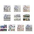 thumbnail image 2 of homeholiday Multi Pattern Cartoon Animal Dream Catcher Nails Art Sticker 3D Nail Wrap Sticker Tips DIY Manicura Stickers Tool, 2 of 8