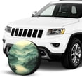 thumbnail image 2 of KAKALAD Landscape Mountains Spare Tire Cover Universal Vehicle Accessories Buckle Car Tools 15”in, 2 of 6