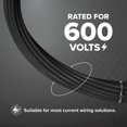 thumbnail image 4 of Cable THE CIMPLE CO de cobre aislado 14 AWG, 3 m, negro, 4 of 8
