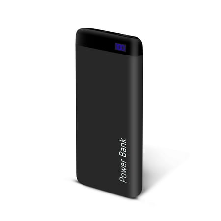 Auto Drive™ 10,000mAh Power Bank with 2 USB A Ports and 1 Micro USB (Best Power Bank With Built In Cable)