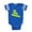 Royal Blue, variant on CafePress - Hay Creek Minnesota - Cute Infant Baby Football Bodysuit