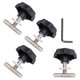 thumbnail image 1 of Tornillos de riel de bloqueo de 50 mm, piezas de plástico para automóviles, repuesto, kit de tornillos de fijación estándar para placa multiflex T5 Baoblaze Tornillos de riel de bloqueo, 1 of 8