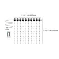 PWPSG LED Copper Wire Curtain Lights USB Remote Control String Lights