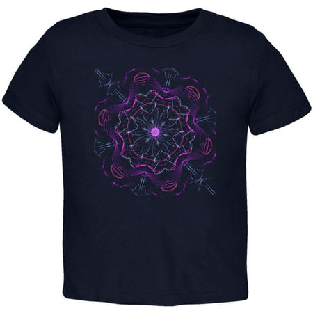 

Steam Punk Gear Mandala Toddler T Shirt Navy 4T