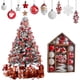 thumbnail image 2 of 70-Pack Christmas Tree Ornament Shatterproof Assorted Christmas Tree Ornaments with Hanging Rope for Xmas Decorations Home Party, 2 of 5
