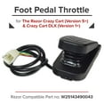 thumbnail image 3 of AlveyTech Accelerator Style Foot Pedal Throttle for Razor Crazy Cart (V-5+) & Crazy Cart DLX (V-1+), 3 of 10