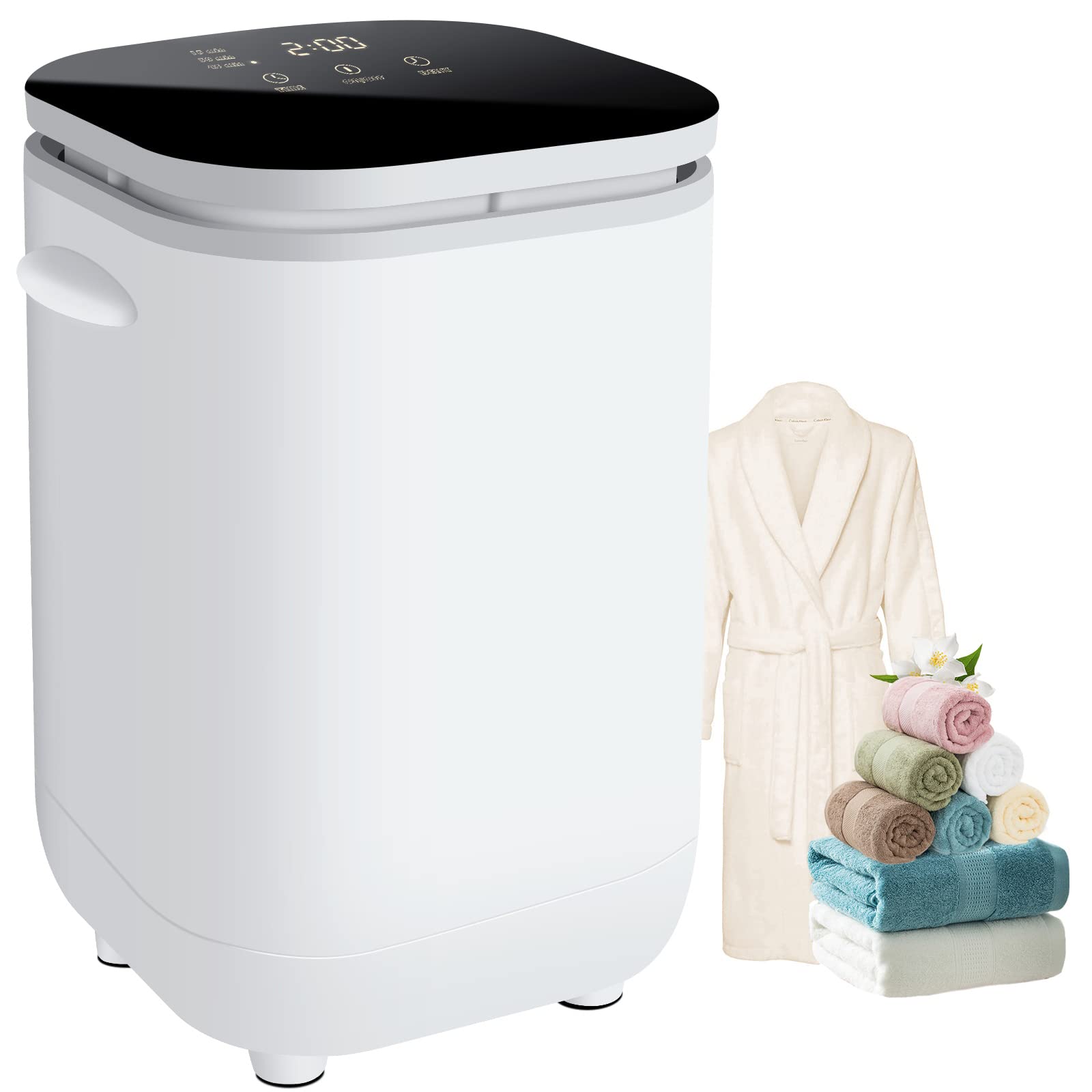 40L Towel Warmer Bucket for Bathroom, Spa&Hotel, HORUSLY Electric Hot Towel Warmer Heater with