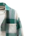 thumbnail image 3 of guisaled Flannel Shirt for Men Big and Tall Long Sleeve Button Down Plaid Shirts Regular Fit Lightweight Casual Check Shirt with Pockets Valentine'S Day s, 3 of 4