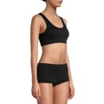 thumbnail image 4 of No Boundaries Juniors' Seamless Scoop Neck Bralette, 2-Pack, 4 of 11
