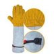 thumbnail image 4 of Guantes de trabajo para trabajos de jardinería, anti-punción, anti-punción prolongada, para apicultura, guantes de soldadura con arco de argón, anti-cortes, de piel de vaca, para jardinería y arte, 4 of 5