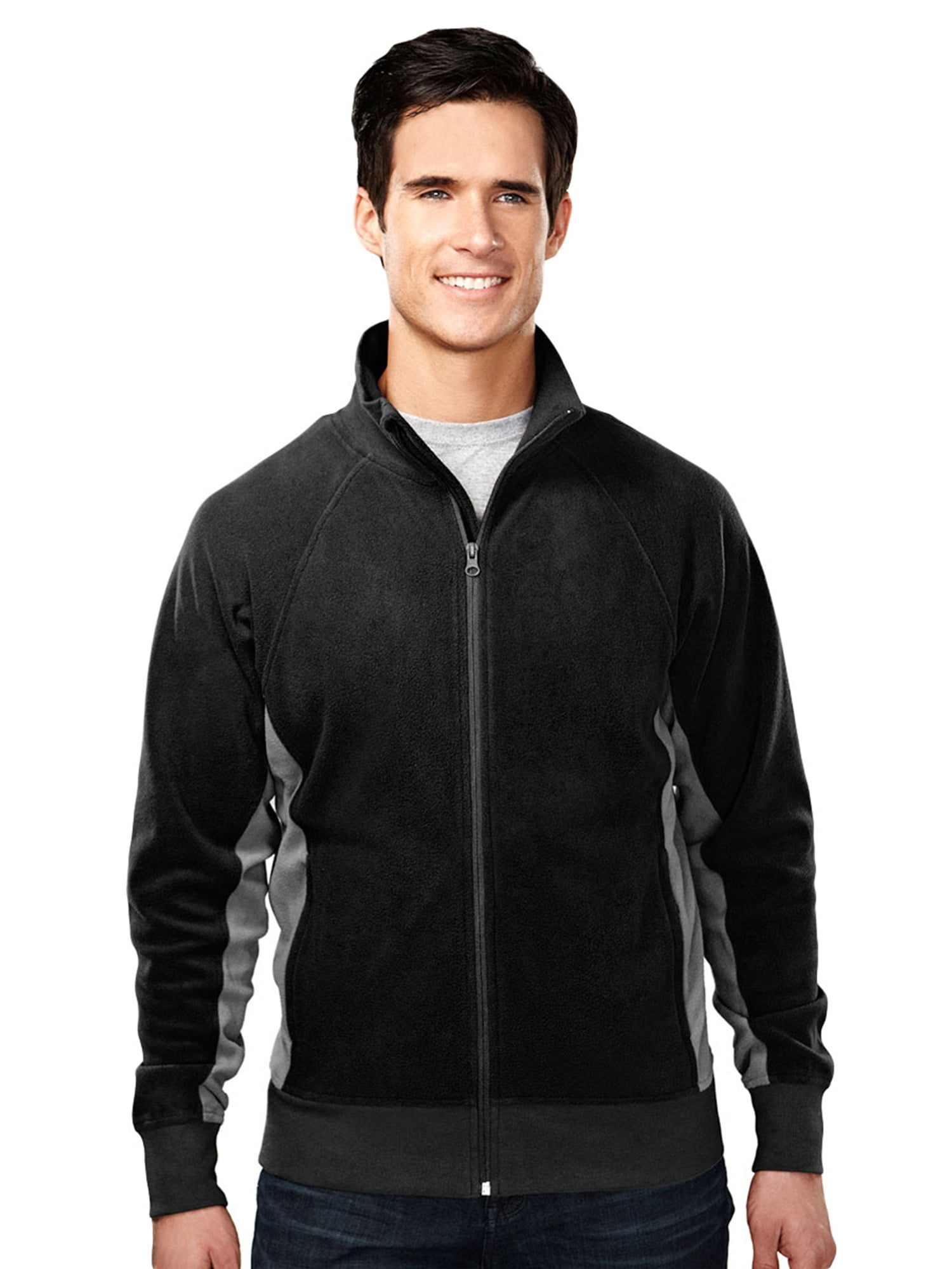 micro fleece mens full zip