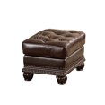 thumbnail image 2 of ACME Anondale Ottoman - - Espresso Top Grain Leather Match, 2 of 3