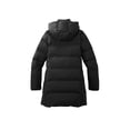 thumbnail image 4 of MERCER+METTLE Women's Puffy Parka | Long Winter Puffer Coat with Hood, High Loft Insulation, Water Repellent, Two Way Zipper - Deep Black S, 4 of 4