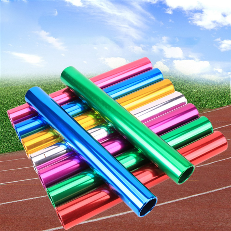 8Pcs Aluminum Relay Batons Sports Field Race Batons for Track and Field Races, Gym, Running
