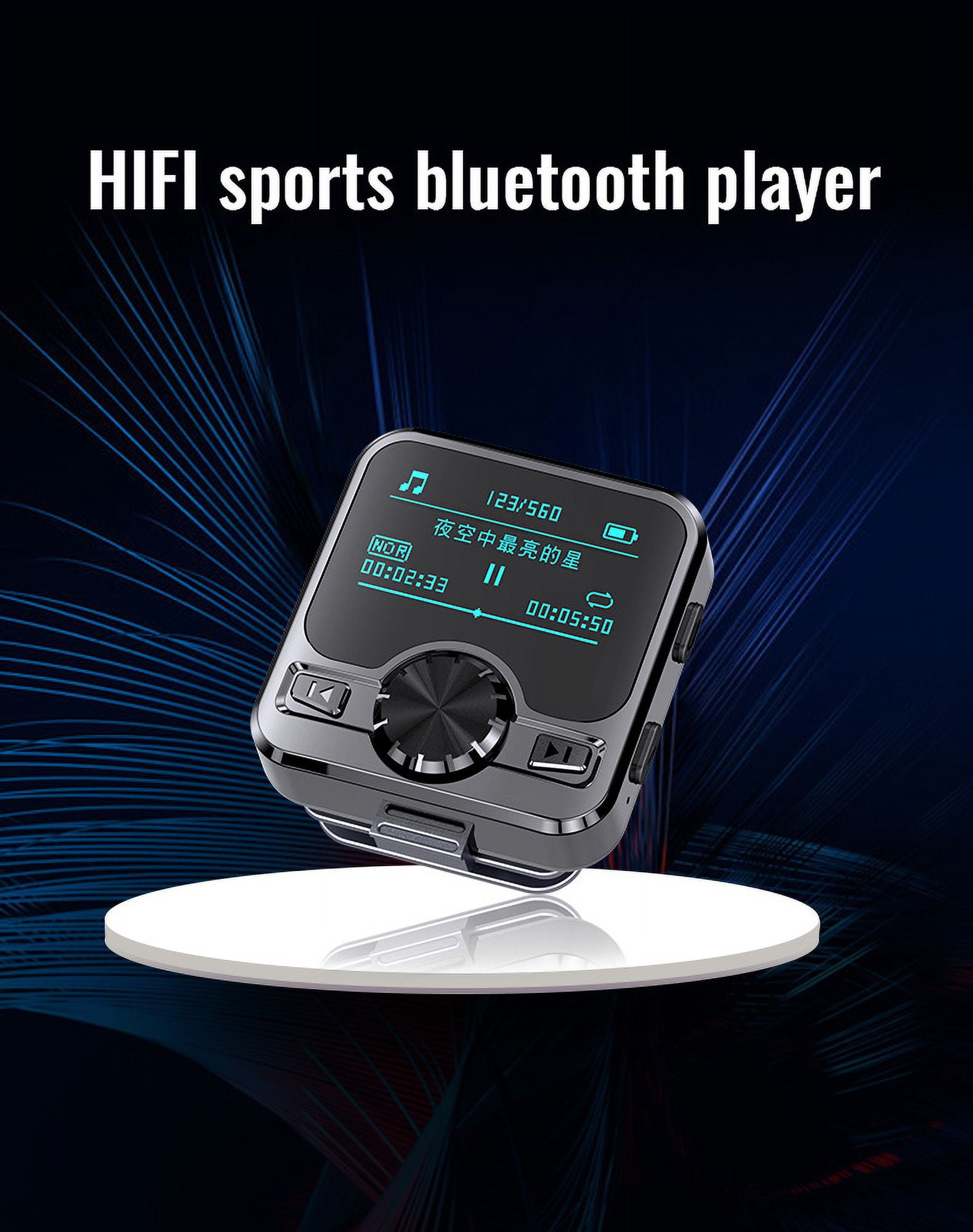CJBZLCPCOO M9 sports mp4 e-book FM ai intelligent high definition noise reduction voice recorder, bluetooth mp3