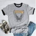 thumbnail image 2 of FREEDOM Graphic Ringer Tee, 2 of 3