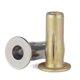 thumbnail image 3 of 25 Pack 1/4-20 x .020-.280 Gold Zinc Finish Steel Pre-Bulbed Shank Rivet Nuts, 3 of 4