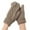 Khaki, variant on Women's Diamond Pattern Knit Mittens, Plush Lined Thermal Winter Gloves, Embossed Cable Knit Mittens, Thickened Cold Weather Gloves, All-Weather Protection Mittens Beige