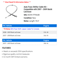 thumbnail image 2 of Auto Trans Shifter Cable Kit - Compatible with 2007 - 2009 Buick LaCrosse 2008, 2 of 2