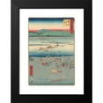 thumbnail image 2 of Andō Hiroshige 17x24 Black Modern Framed Museum Art Print Titled - Shimada (1855), 2 of 5