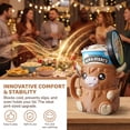 thumbnail image 5 of Highland Cow Ice Cream Pint Holder, Cute Animal Ice Cream Holder, Ice Cream Pint Sleeves Cover with Handle, Leak Proof Popsicle Cozy Beer Can Cup, Highland Cow Decor Gift, Multicolor, 5 of 7