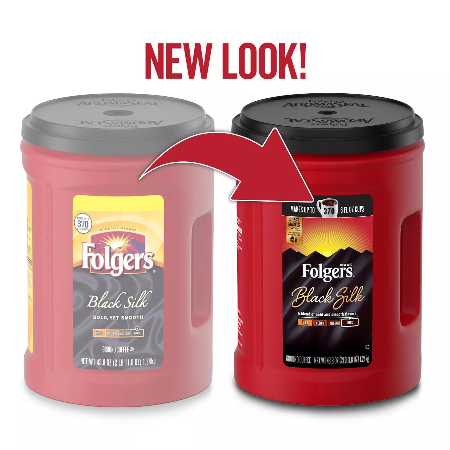Folgers Black Silk Ground Coffee (40.3 oz.)