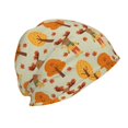 thumbnail image 3 of Salouo Autumn Maple Leaf and Deer Print Unisex Beanie Hat,Knitted Baggy Skull Cap Winter Warm Hats Beanie Sleep Hats Cancer Headwear Caps for Women & Men 1 Pieces, 3 of 7