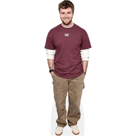 Alex Warren (Brown Trousers) Life Size Cutout. Standee.