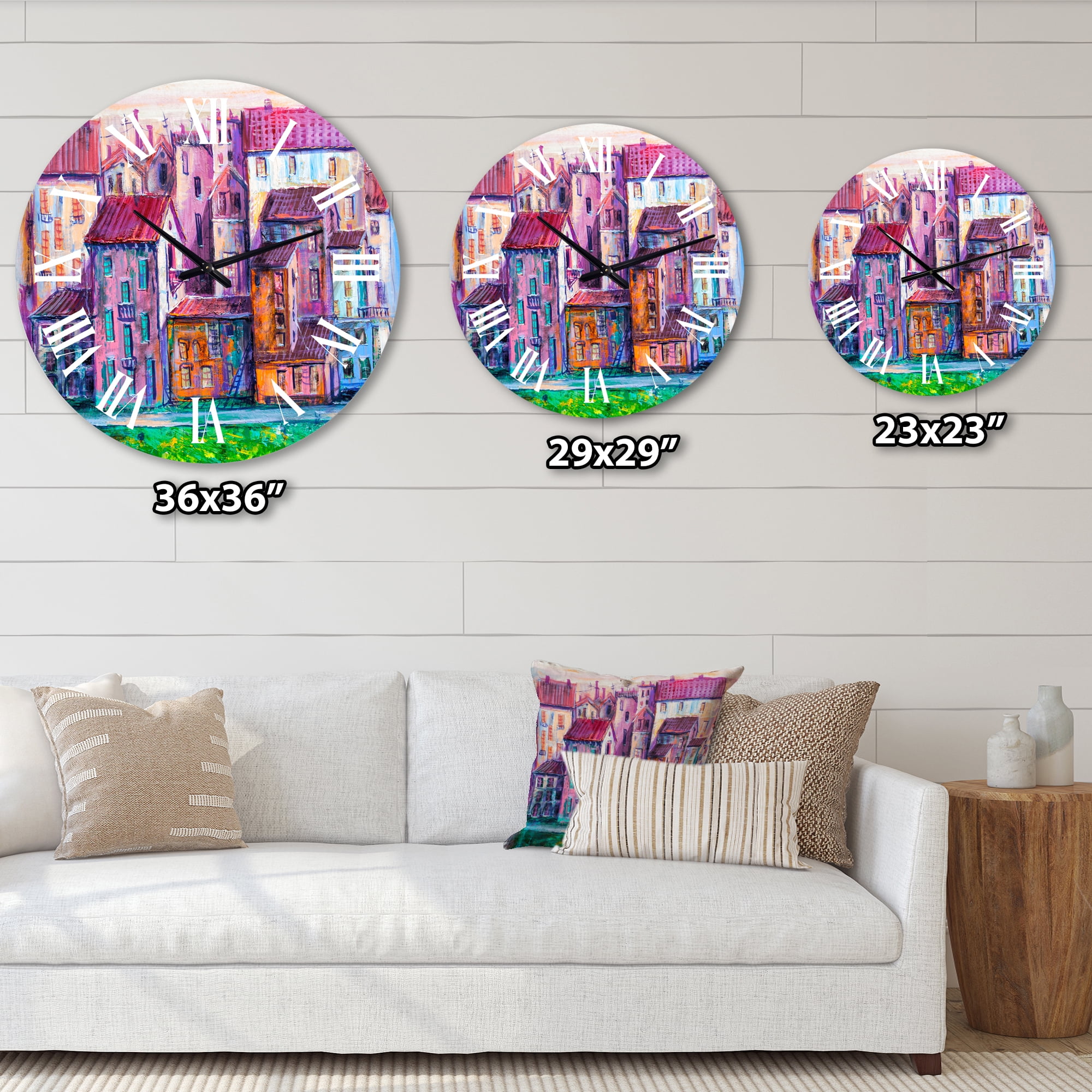 Designart 1 in Quartz Modern/Contemporary Wall Clock