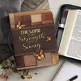 thumbnail image 6 of HELLHERO Bible Case Protective for Church Prayer Daily Travel, PU Leather Large Capacity Portable Bible Cover Carrying Organizer, 6 of 12