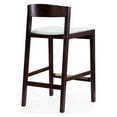 thumbnail image 5 of Manhattan Comfort Klismos 26.5" Faux Leather Counter Stool in Ivory (Set of 3), 5 of 6