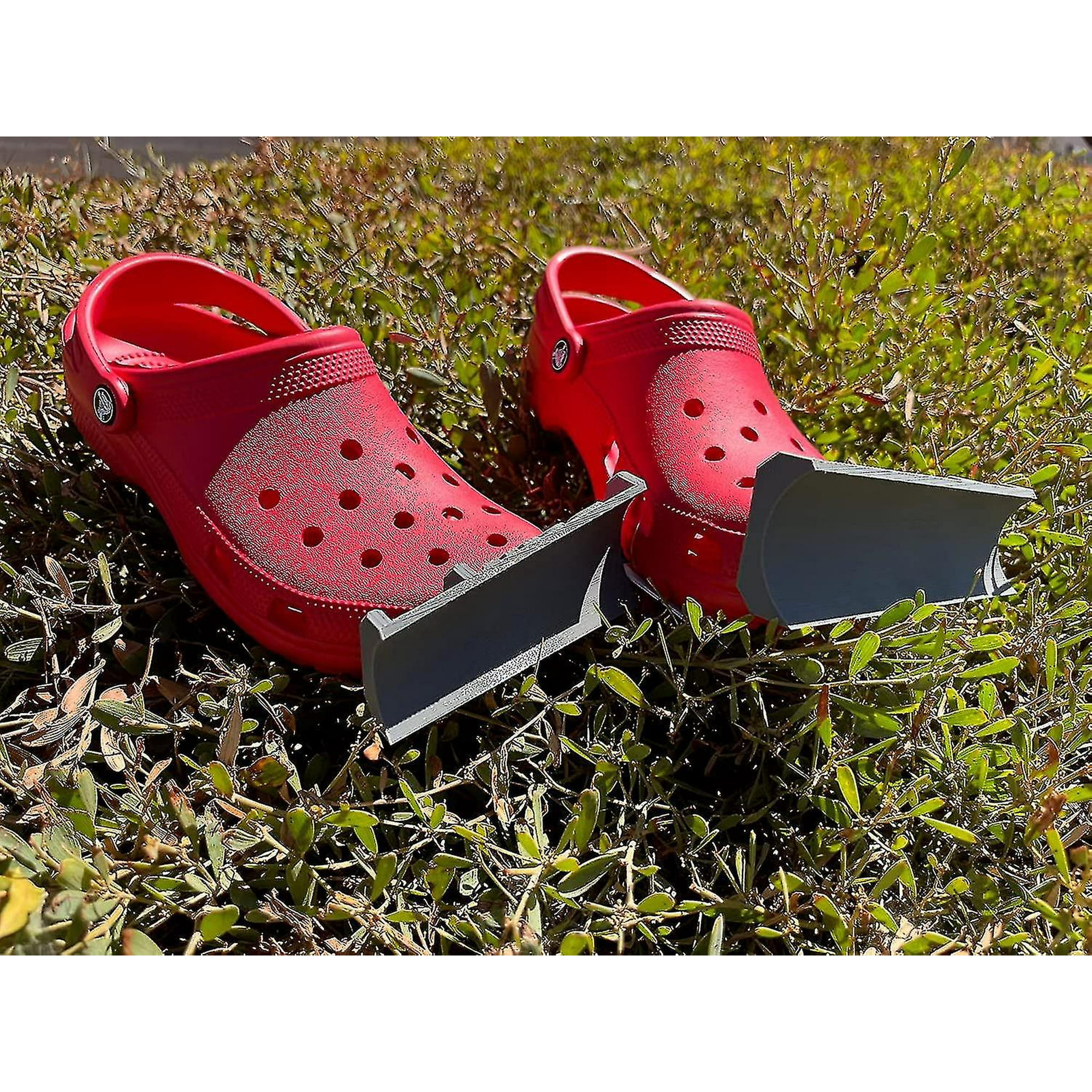 Snow Plow Charm Attachment For Croc Shoe, A Pair Snowplow Croc