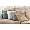 thumbnail image 2 of Fennco Styles 20-inch Shimmering Starburst Down Filled Throw Pillow, 4 Colors (Silver), 2 of 2
