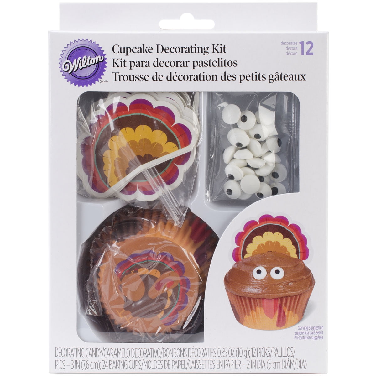 Wilton Cupcake Decorating Kit, Turkey 24 ct. 4151989