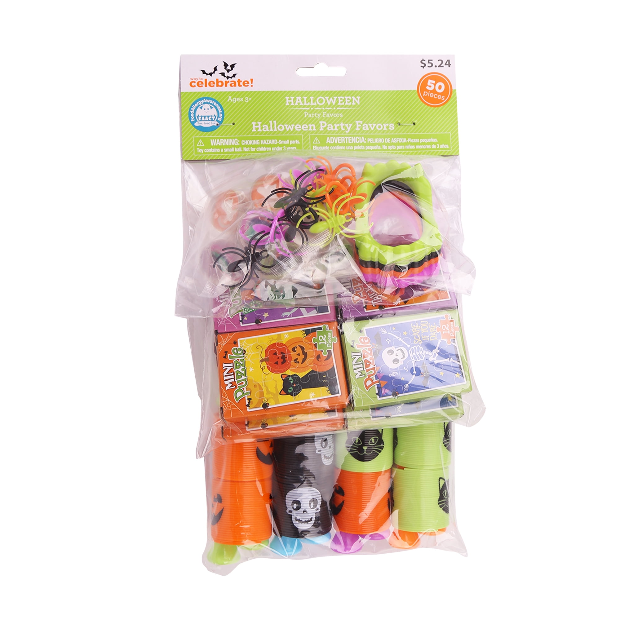 Way To Celebrate 50ct Play Toy Halloween icons Party Favors Toys