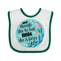 Inktastic Shakespeare She Is Fierce Quote Girls Baby Bib