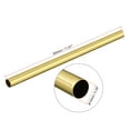 thumbnail image 2 of Uxcell 10mm OD 0.2mm Wall Thickness 300mm Length Brass Round Tube 4 Pack, 2 of 5