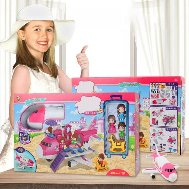 Avion Cargo Jouet Rose Princesse Grand Avion De Transport Rose Avec Table De Beauté - Jouet Éducatif Princesse Avec Accessoires Et Stickers Avion Cargo Jouet Rose Princesse Grand Avion De Transport Rose Avec Table De Beauté - Jouet Éducatif Princesse Avec Accessoires Et Stickers