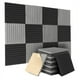 thumbnail image 2 of Paquete de 36 Paneles AcúSticos Autoadhesivos, Paneles de Espuma Insonorizados de 12X12X1 Pulgadas, Paneles de Pared Insonorizados Studio, 2 of 6