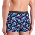 thumbnail image 5 of Balery Skull flower tie dye Men's Boxer Briefs, Soft and Breathable Cotton Underwear with nylon Waistband-XX-Large, 5 of 9