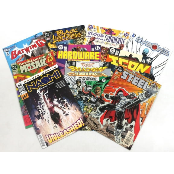 DC Comics Black Characters Value Bundle - 10-Pack of Comic Books