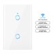 thumbnail image 2 of Interruptor inteligente Wi-Fi Interruptor de luz Control de voz, control remoto, control táctil Irfora Blanco/2 Gang, 2 of 7