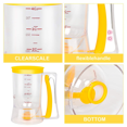 thumbnail image 4 of Pancake Batter Dispenser Batter Funnel Hand-Crank Batter Colander Handheld Batter Separator Batter Dispenser,1*Batter funnel, 4 of 7