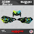 thumbnail image 2 of Kalair GFX Graphics Kit for Suzuki DRZ400SM (2001-2023) Icon Series, 2 of 5