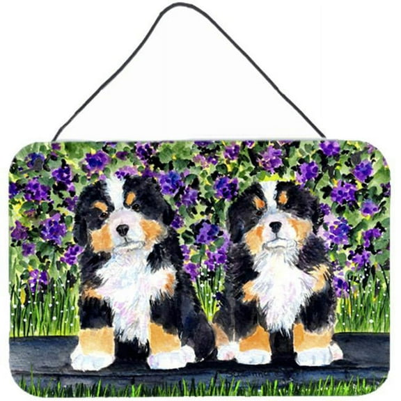 Bernese Mountain Dog Indoor Aluminium Metal Wall Or Door Hanging Prints