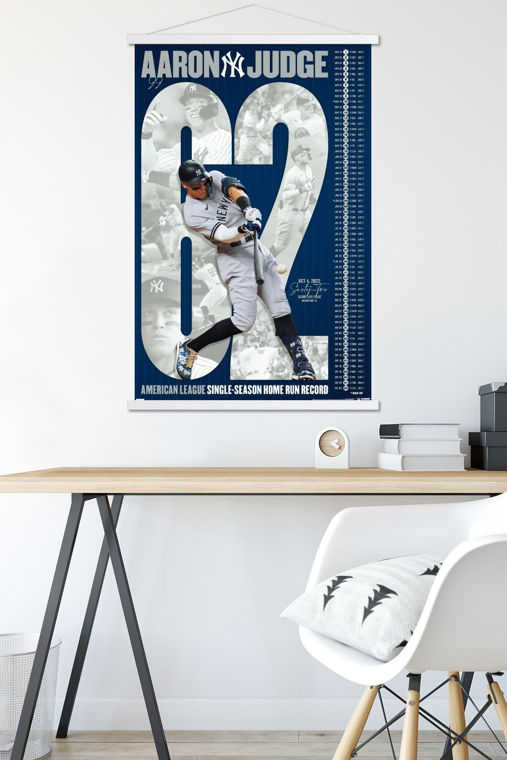 Aaron Judge Jersey Art New York Yankees MLB Wall Art Home 