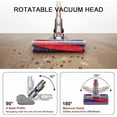 thumbnail image 2 of Soft Roller Cleaner Head for V7 V8 V10 V11 Cordless Vacuum – Fluffy Floor Attachment Replacement for Hardwood, Tile, and Low-Pile Carpet, 2 of 6