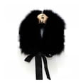 thumbnail image 6 of Jiibva Winter Women Faux Fur Collar Fasionable Multicolor Shawl Collar Warm Shawl Scarves for Outwear Coat, 6 of 7